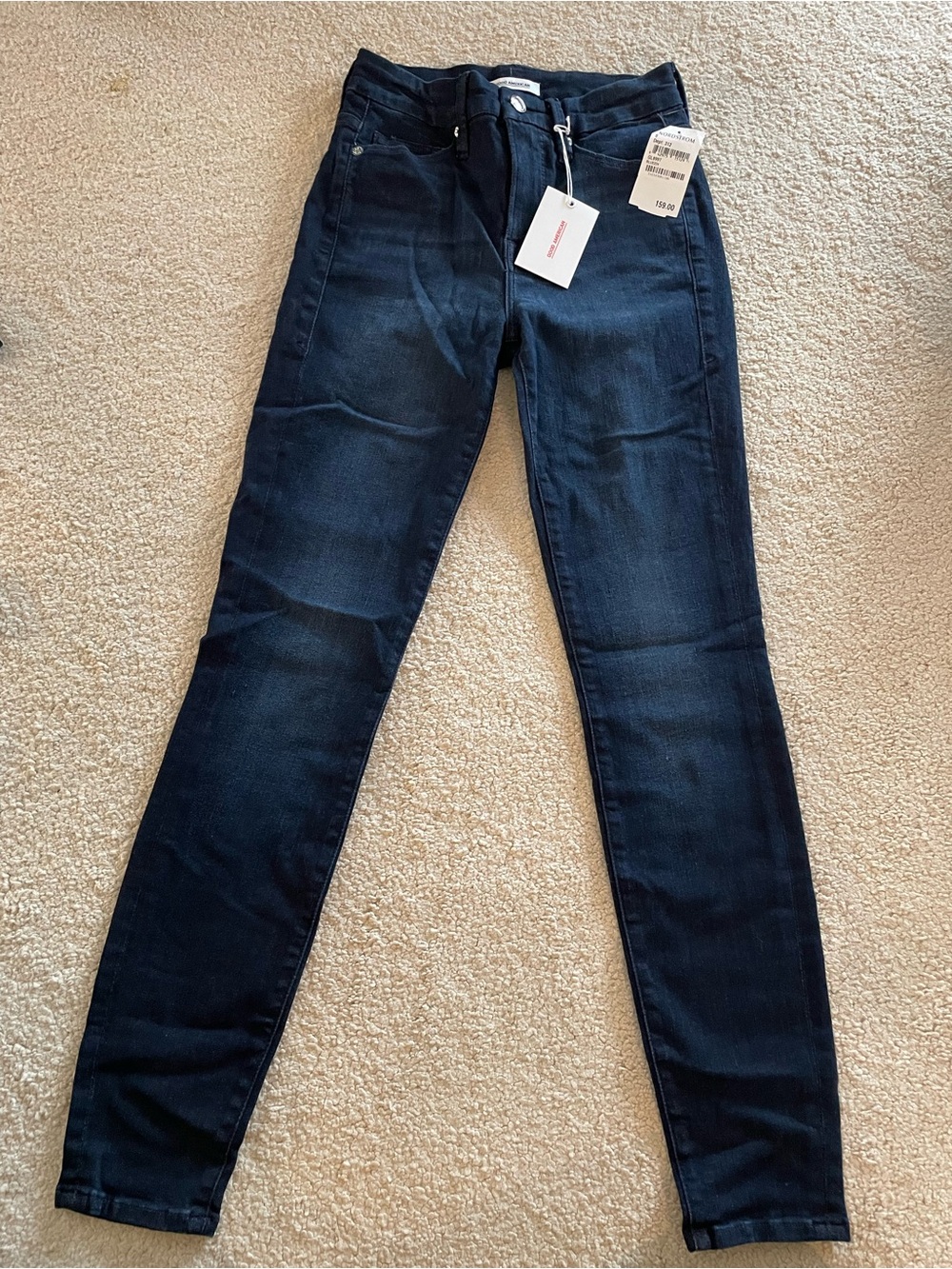 Good American Dark Wash Good Legs Skinny Jeans